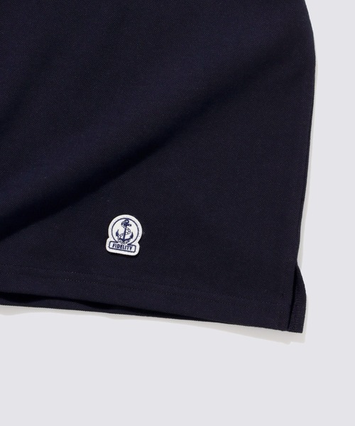 FIDELITY（フィデリティ）の「EMBLEM BASQUE S/S SHIRT / バスクシャツ（Tシャツ/カットソー・メンズ・オフホワイト/サーモンピンク/ダークネイビー/ブルー/グリーン・FREE/MEDIUM/LARGE/X-LARGE）」の12枚目の写真