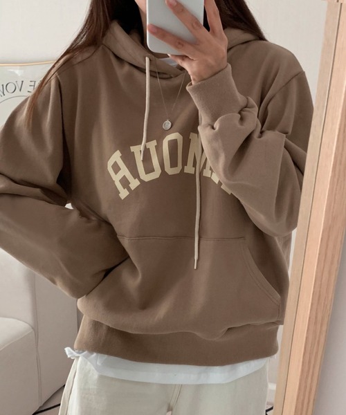 fd style（エフディ スタイル）の「アムールーズフードトレーナー（Tシャツ/カットソー・レディース・Cream/Wine/M.Brn・FREE）」の13枚目の写真