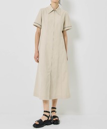 STUDIOUS | 【STUDIOUS】フロントZIPセミフレアーワンピース〈洗える〉(ワンピース)