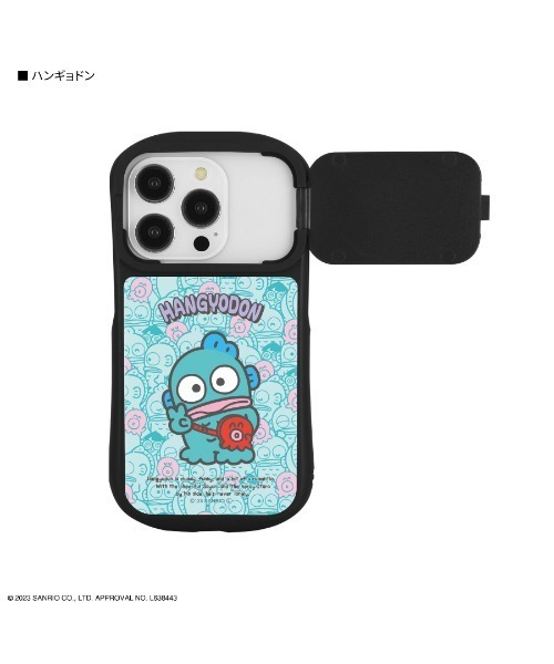 sanrio（サンリオ）の「sanrio/サンリオ　iPhone14/14 Pro/13/13 Pro/12/12 Pro対応 ハイブリットガラスケース（スマホケース/カバー・レディース・ベビーピンク/ライトブルー/スカイブルー/パープル/イエロー・ONE SIZE）」の3枚目の写真