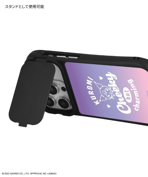 sanrio（サンリオ）の「sanrio/サンリオ　iPhone14/14 Pro/13/13 Pro/12/12 Pro対応 ハイブリットガラスケース（スマホケース/カバー・レディース・ベビーピンク/ライトブルー/スカイブルー/パープル/イエロー・ONE SIZE）」の9枚目の写真
