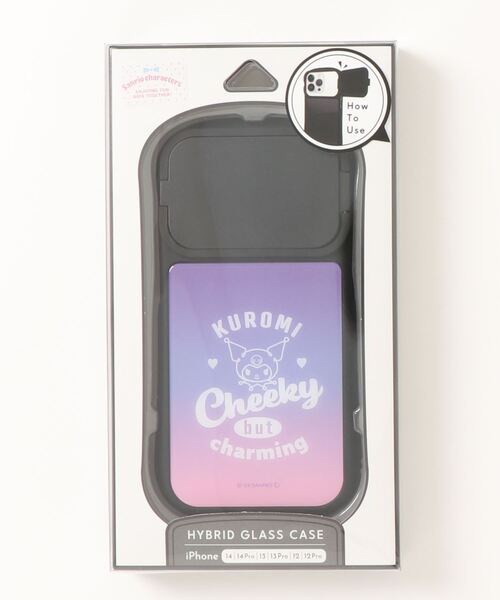 sanrio（サンリオ）の「sanrio/サンリオ　iPhone14/14 Pro/13/13 Pro/12/12 Pro対応 ハイブリットガラスケース（スマホケース/カバー・レディース・ベビーピンク/ライトブルー/スカイブルー/パープル/イエロー・ONE SIZE）」の14枚目の写真