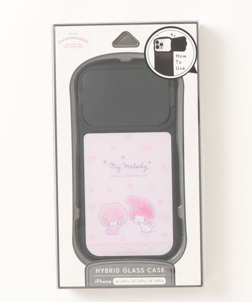 sanrio（サンリオ）の「sanrio/サンリオ　iPhone14/14 Pro/13/13 Pro/12/12 Pro対応 ハイブリットガラスケース（スマホケース/カバー・レディース・ベビーピンク/ライトブルー/スカイブルー/パープル/イエロー・ONE SIZE）」の15枚目の写真
