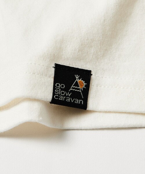 FREAK'S STORE（フリークスストア）の「【限定展開】go slow caravan/ゴースローキャラバン 餃子ネコ クルーネック プリントTシャツ（Tシャツ/カットソー・メンズ・ホワイト/ブラック/グリーン・3/4/5）」の13枚目の写真