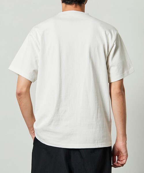 FREAK'S STORE（フリークスストア）の「【限定展開】go slow caravan/ゴースローキャラバン 餃子ネコ クルーネック プリントTシャツ（Tシャツ/カットソー・メンズ・ホワイト/ブラック/グリーン・3/4/5）」の5枚目の写真