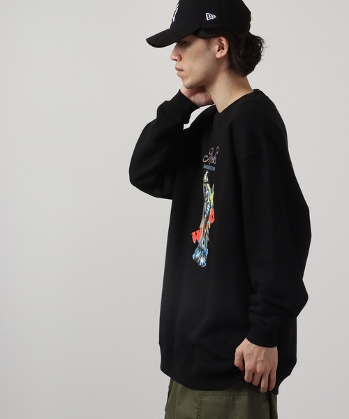 【セール】MISHKA CREW SWEAT クルーネックスウェットトレーナー WIZZZZZARD（スウェット）｜MISHKA（ミシカ）
