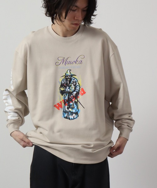 【セール】MISHKA CREW SWEAT クルーネックスウェットトレーナー WIZZZZZARD（スウェット）｜MISHKA（ミシカ）