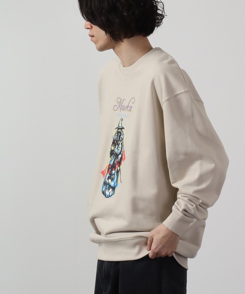 【セール】MISHKA CREW SWEAT クルーネックスウェットトレーナー WIZZZZZARD（スウェット）｜MISHKA（ミシカ）