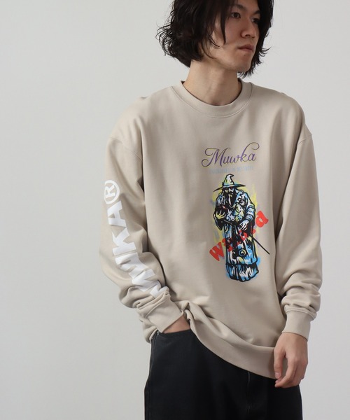 【セール】MISHKA CREW SWEAT クルーネックスウェットトレーナー WIZZZZZARD（スウェット）｜MISHKA（ミシカ）