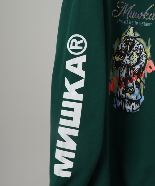 【セール】MISHKA CREW SWEAT クルーネックスウェットトレーナー WIZZZZZARD（スウェット）｜MISHKA（ミシカ）