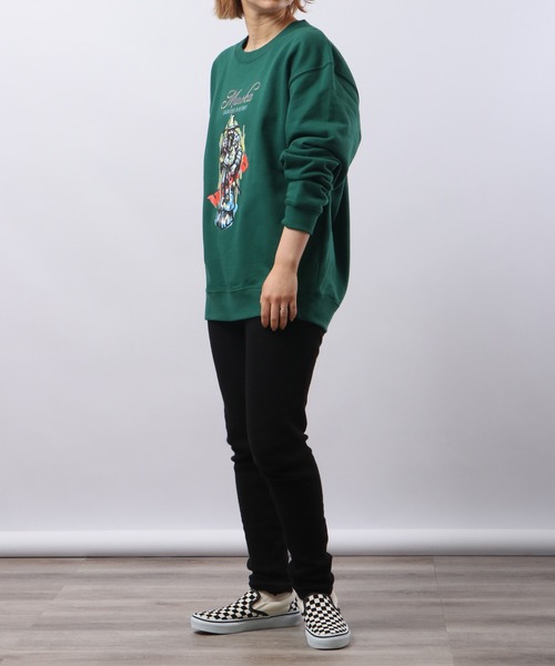 【セール】MISHKA CREW SWEAT クルーネックスウェットトレーナー WIZZZZZARD（スウェット）｜MISHKA（ミシカ）