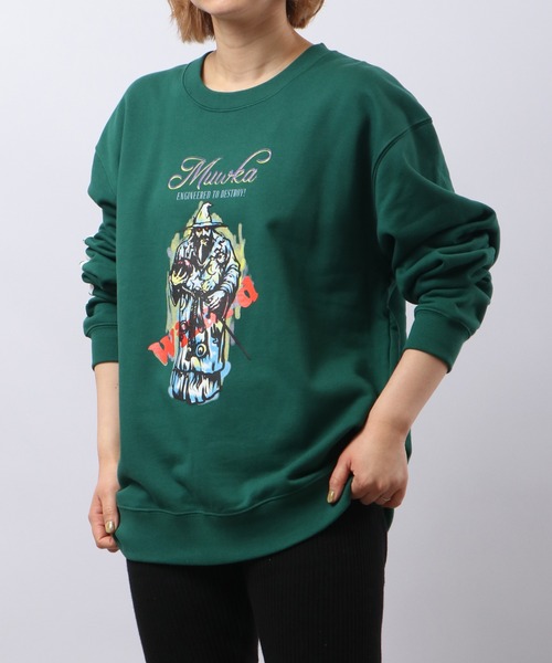 【セール】MISHKA CREW SWEAT クルーネックスウェットトレーナー WIZZZZZARD（スウェット）｜MISHKA（ミシカ）