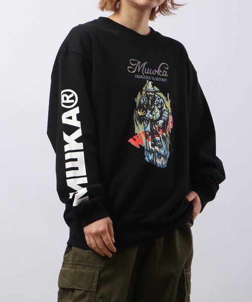 MISHKA CREW SWEAT クルーネックスウェットトレーナー