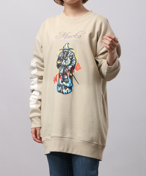 【セール】MISHKA CREW SWEAT クルーネックスウェットトレーナー WIZZZZZARD（スウェット）｜MISHKA（ミシカ）