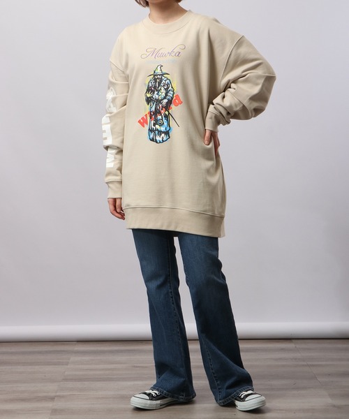【セール】MISHKA CREW SWEAT クルーネックスウェットトレーナー WIZZZZZARD（スウェット）｜MISHKA（ミシカ）