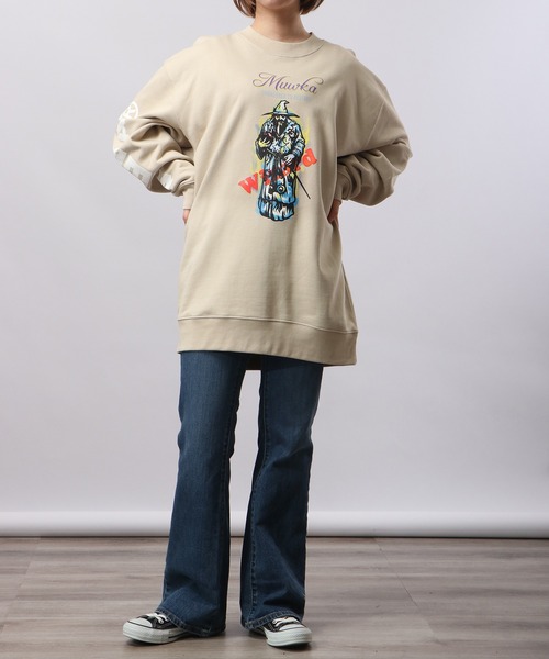 【セール】MISHKA CREW SWEAT クルーネックスウェットトレーナー WIZZZZZARD（スウェット）｜MISHKA（ミシカ）