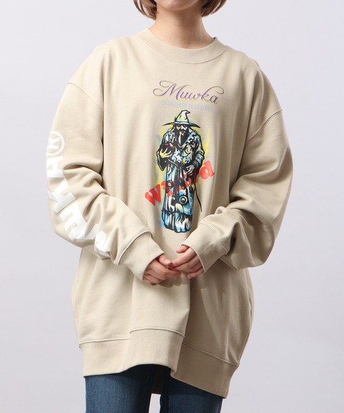 【セール】MISHKA CREW SWEAT クルーネックスウェットトレーナー WIZZZZZARD（スウェット）｜MISHKA（ミシカ）