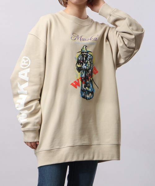 【セール】MISHKA CREW SWEAT クルーネックスウェットトレーナー WIZZZZZARD（スウェット）｜MISHKA（ミシカ）