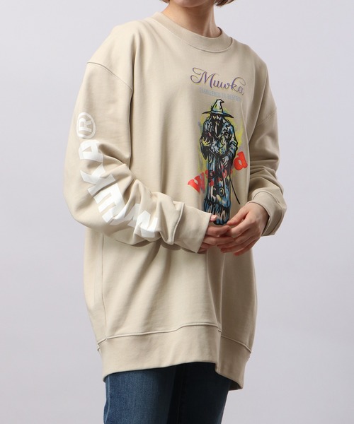 【セール】MISHKA CREW SWEAT クルーネックスウェットトレーナー WIZZZZZARD（スウェット）｜MISHKA（ミシカ）