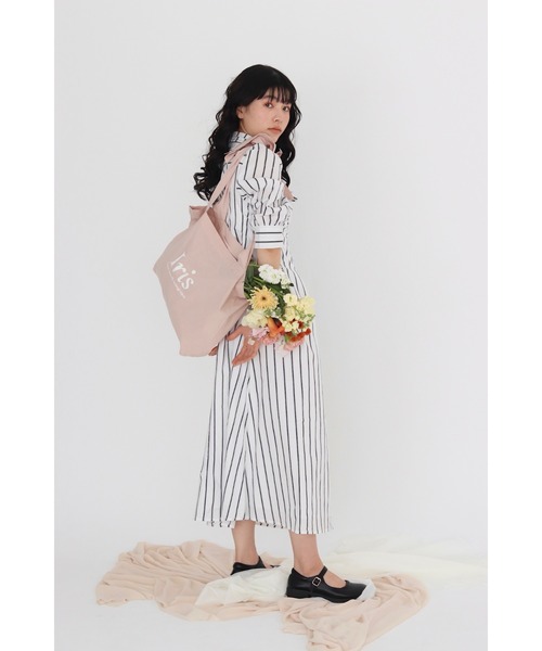 muguet（ミュゲ）の「side slit sheer one piece（ワンピース