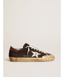 GOLDEN GOOSE | GOLDEN GOOSE Super-Star Penstar in brown suede with a platinum star(スニーカー)