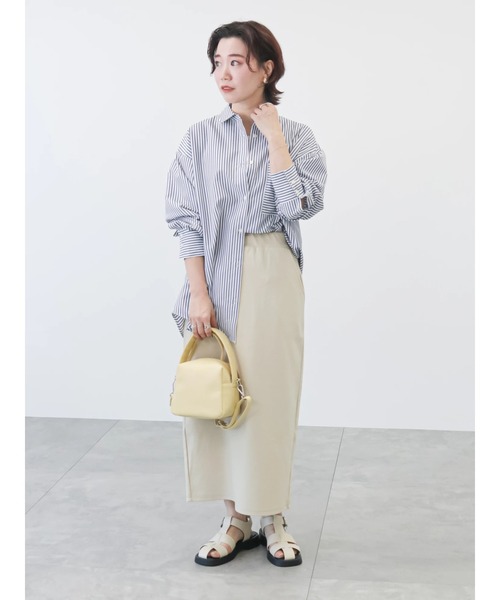 Lugnoncure（ルノンキュール）の「カラーストライプシャツ（シャツ/ブラウス・レディース・ピンク/グリーン/ネイビー・ﾌﾘ-）」の17枚目の写真