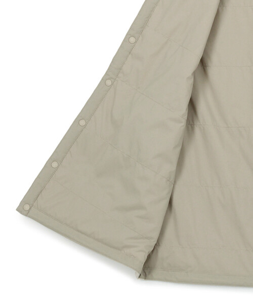 DANTON(ダントン)の「WOMEN'S INSULATION COLLARLESS VEST(ダウンベスト・レディース・カーキ系1/ネイビー/グレー/ブラック/グレー系その他・S/XS/M)」の13枚目の写真