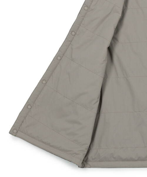 DANTON(ダントン)の「WOMEN'S INSULATION COLLARLESS VEST(ダウンベスト・レディース・カーキ系1/ネイビー/グレー/ブラック/グレー系その他・S/XS/M)」の10枚目の写真