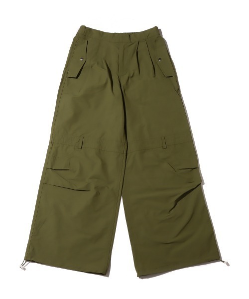 atmos pink（アトモスピンク）の「atmos pink デザインバギーシャカパン（その他パンツ・レディース・ブラック/アイボリー/カーキ・M/S）」の3枚目の写真