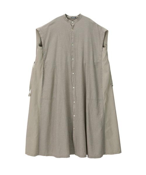 Plantation（プランテーション）の「BIZENグロスストライプドッキング / ワンピース / (O)（ワンピース・レディース・ライトグレー/ブラック・M size）」の11枚目の写真