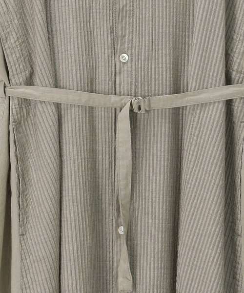 Plantation（プランテーション）の「BIZENグロスストライプドッキング / ワンピース / (O)（ワンピース・レディース・ライトグレー/ブラック・M size）」の14枚目の写真