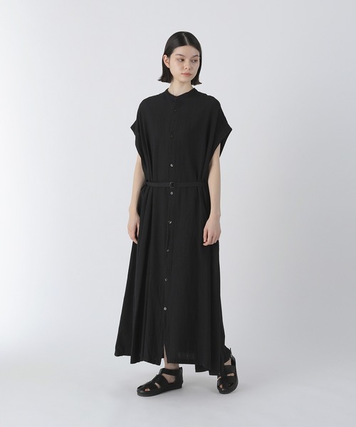 Plantation（プランテーション）の「BIZENグロスストライプドッキング / ワンピース / (O)（ワンピース・レディース・ライトグレー/ブラック・M size）」の13枚目の写真