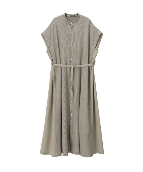 Plantation（プランテーション）の「BIZENグロスストライプドッキング / ワンピース / (O)（ワンピース・レディース・ライトグレー/ブラック・M size）」の3枚目の写真