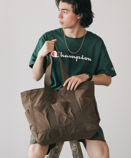 POP TRADING COMPANY(ポップトレーディングカンパニー)の「POP TRADING COMPANY/ポップトレーディングカンパニー×Dickies/ディッキーズ Pop/Dickies Tote トートバッグ(トートバッグ・メンズ・ブラウン・ONE SIZE)」の22枚目の写真
