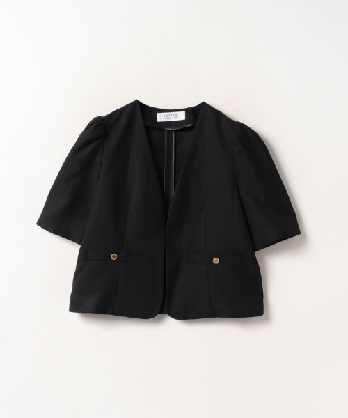 【LOULOU WILLOUGHBY】リネンシャンブレーショートジャケット Loulou Willoughby（ルルウィルビー）の「【LOULOU WILLOUGHBY