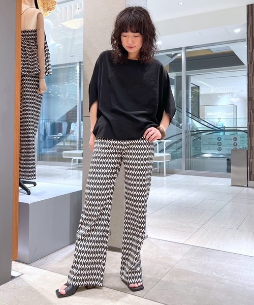 GALLARDAGALANTE（ガリャルダガランテ）の「プリントフレアパンツ（その他パンツ・レディース・ブラック・0/1）」の17枚目の写真