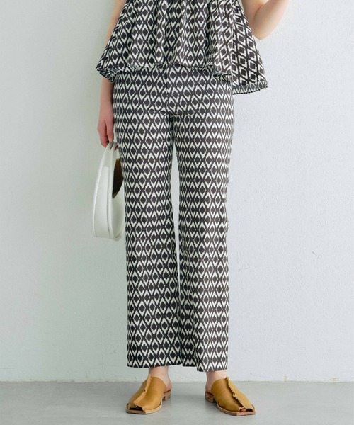 GALLARDAGALANTE（ガリャルダガランテ）の「プリントフレアパンツ（その他パンツ・レディース・ブラック・0/1）」の19枚目の写真