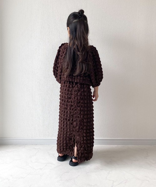 CIAOPANIC TYPY（チャオパニックティピー）の「【KIDS】ポップコーンIラインスカート（スカート・キッズ・グリーン/ブラウン・S/M/L/XL/XXL）」の16枚目の写真