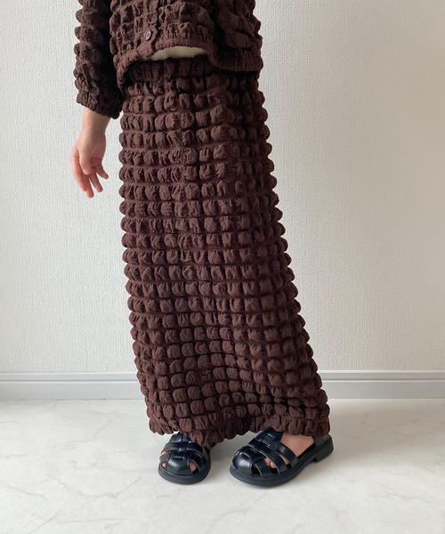 CIAOPANIC TYPY（チャオパニックティピー）の「【KIDS】ポップコーンIラインスカート（スカート・キッズ・グリーン/ブラウン・S/M/L/XL/XXL）」の17枚目の写真