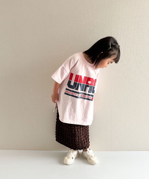 CIAOPANIC TYPY（チャオパニックティピー）の「【KIDS】ポップコーンIラインスカート（スカート・キッズ・グリーン/ブラウン・S/M/L/XL/XXL）」の21枚目の写真