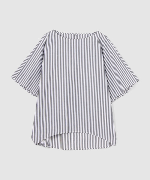 COMME CA ISM（コムサイズム）の「ストライプ　ニュアンス Ｔブラウス（シャツ/ブラウス・レディース・ホワイト/ライトグレー系/ネイビー系・MEDIUM/LARGE）」の11枚目の写真