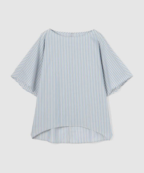 COMME CA ISM（コムサイズム）の「ストライプ　ニュアンス Ｔブラウス（シャツ/ブラウス・レディース・ホワイト/ライトグレー系/ネイビー系・MEDIUM/LARGE）」の6枚目の写真