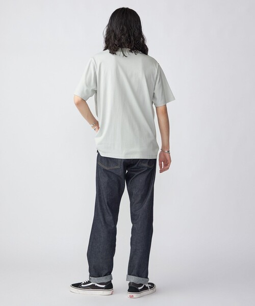 SHIPS（シップス）の「SHIPS: ジオメトリック ニットドッキング Tシャツ（Tシャツ/カットソー・メンズ・ネイビー/ライトグレー/ロイヤルブルー・SMALL/MEDIUM/LARGE/X-LARGE）」の17枚目の写真