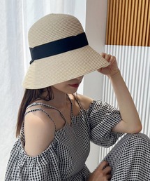 one after another NICE CLAUP | リボンストローハット(ハット)