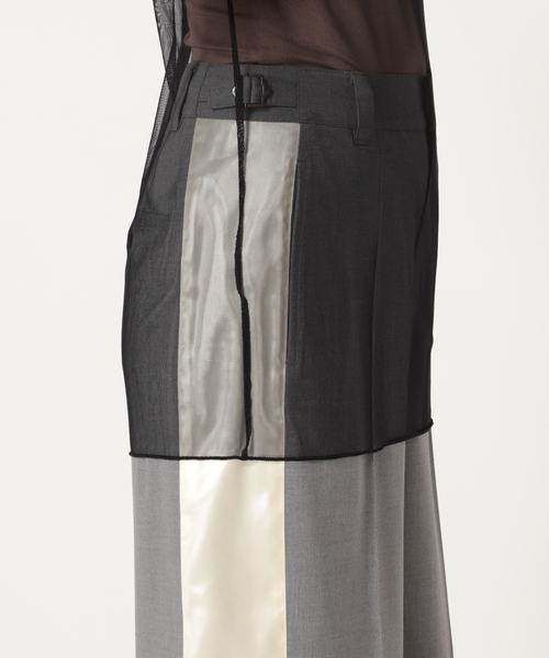 CITYSHOP（シティーショップ）の「S-SL MESH Tシャツ（Tシャツ/カットソー・レディース・ベージュ/ブラック・FREE）」の22枚目の写真