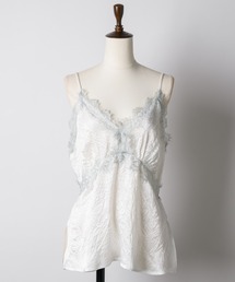 LA BELLE ETUDE | クラッシュサテンレース切替キャミ(キャミソール)