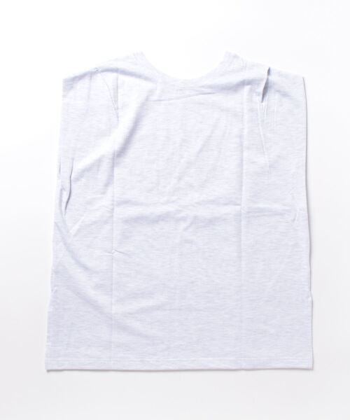 DouDou（ドゥドゥ）の「フレンチロゴスウェット（Tシャツ/カットソー・レディース・ライトグレー/ネイビー/オフホワイト・FREE）」の17枚目の写真