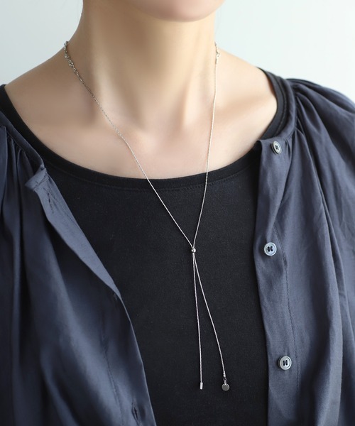 新作からSALEアイテム等お得な商品満載 ループタイチェーンネックレス（ネックレス）｜ANEMONE アクセサリー