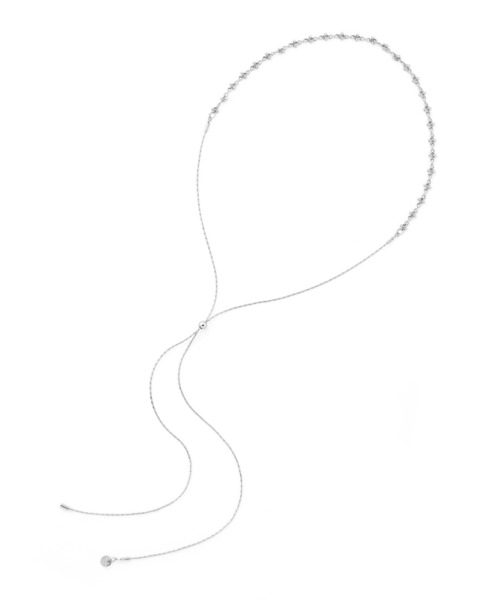 ANEMONE(アネモネ)の「ループタイチェーンネックレス(ネックレス・レディース・シルバー/ゴールド・FREE)」の6枚目の写真