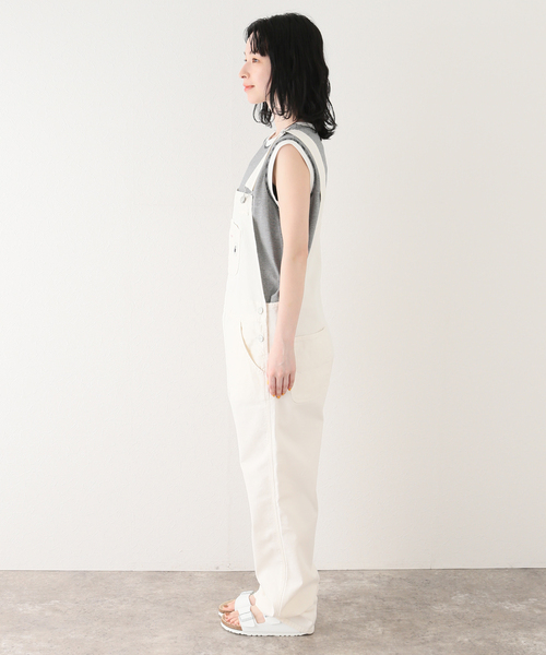 Carhartt WIP（カーハートダブリューアイピー）の「【CARHARTT WIP/カーハート ダブリューアイピー】BIB OVERALL STRAIGHT（サロペット/オーバーオール・レディース・アイボリー・SMALL）」の13枚目の写真